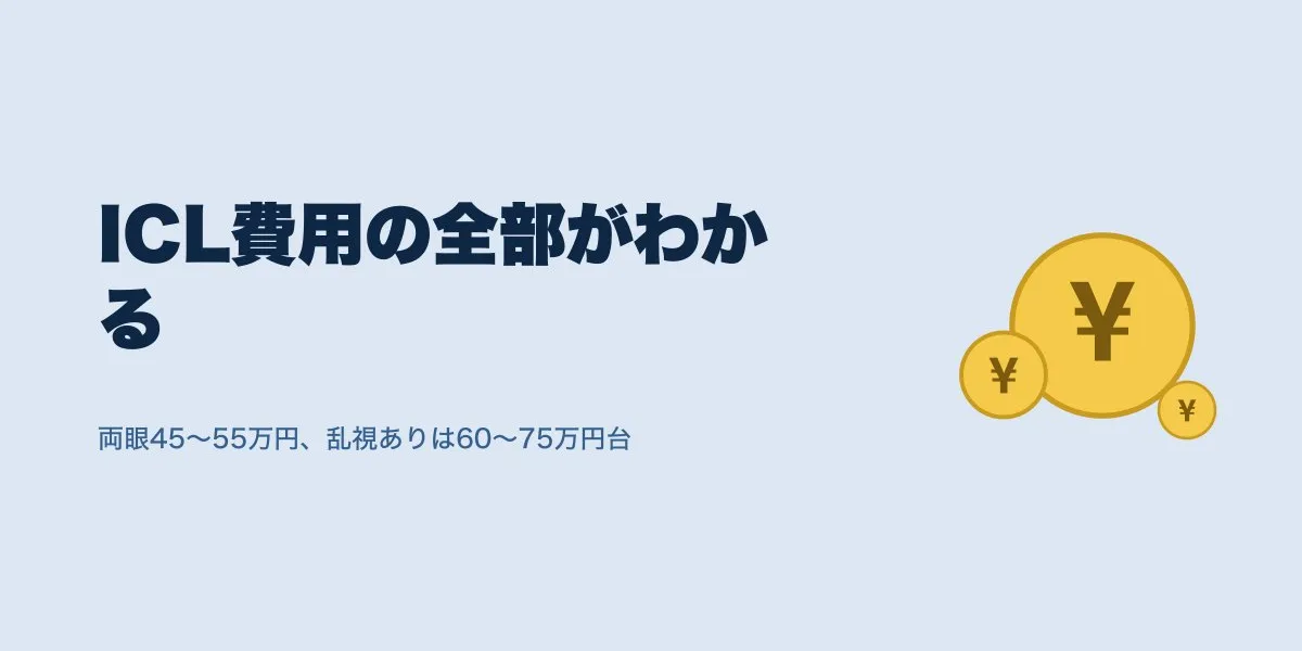 ICL費用とキャンペーン・割引の全情報｜相場・節約方法まとめ